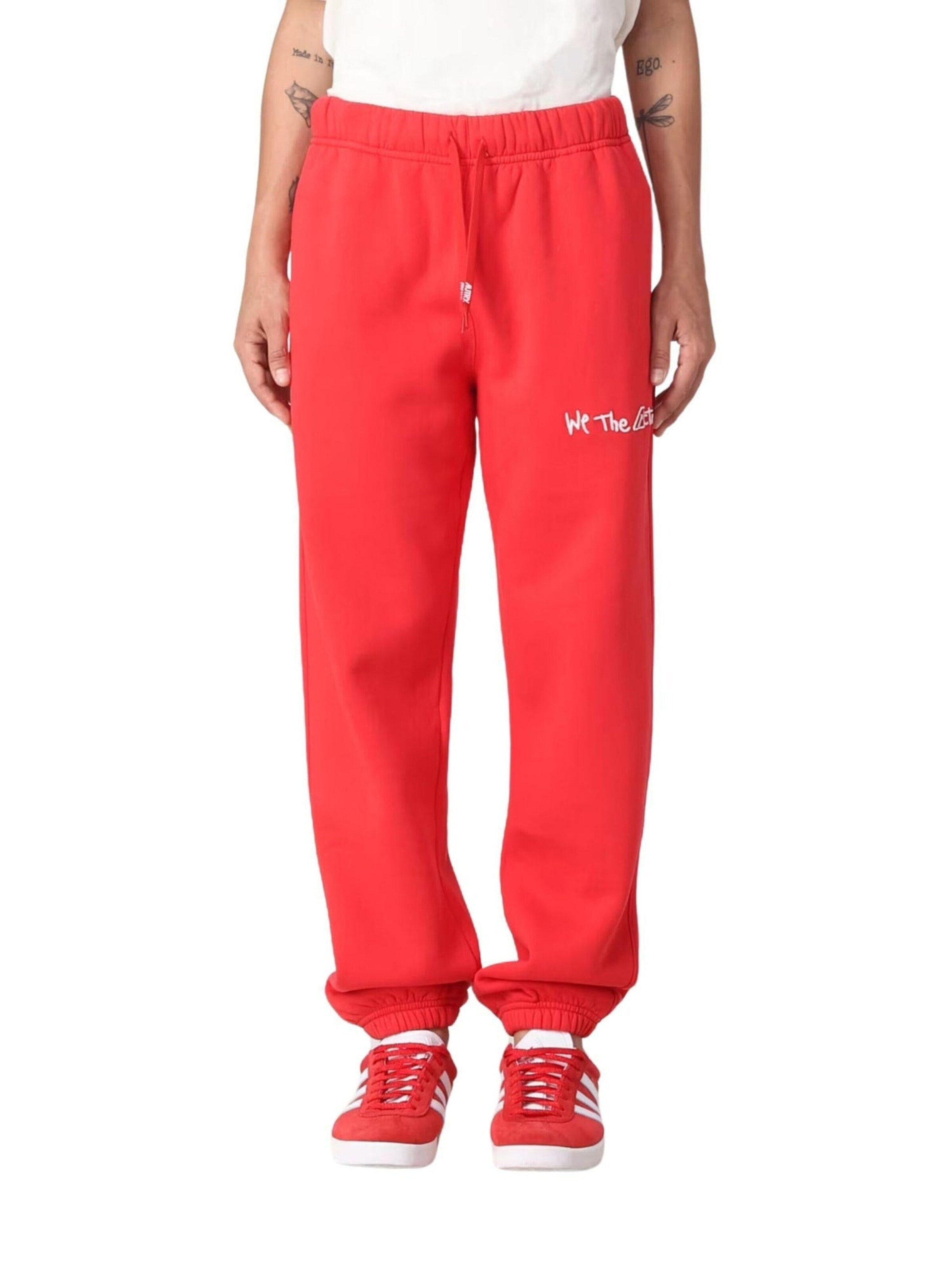 Autry Spodnie 'COTTON TROUSERS' w kolorze czerwony: przód