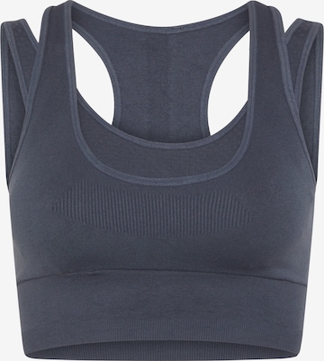 Born Living Yoga Sports top ' Nina ' in Blue: front