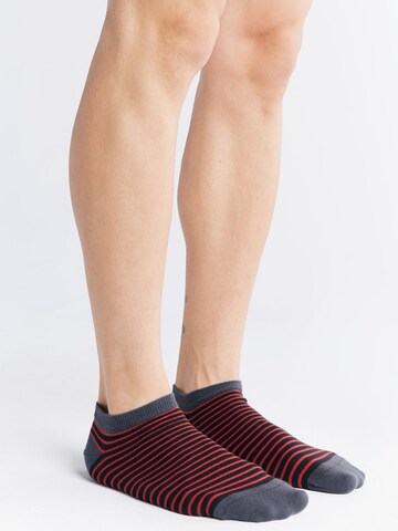 Albero Natur Socks 'Bio-Baumwoll-Sneakersocken Unisex - 2er Pack' in Black