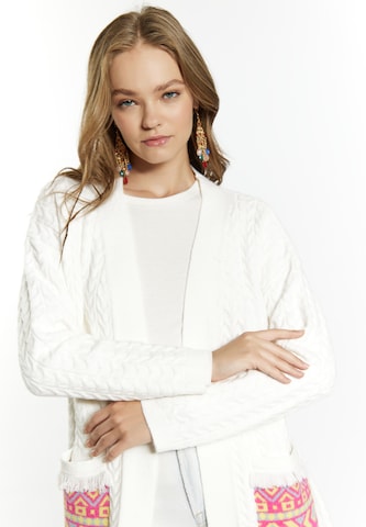 IZIA Knit cardigan in White