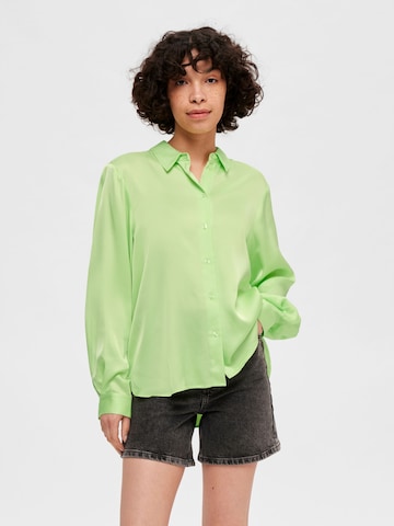 SELECTED FEMME Blouse in Green: front