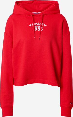 Tommy Jeans - Sweatshirt em vermelho: frente