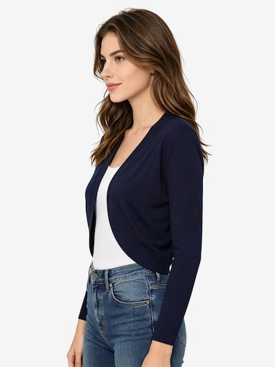 KoJooin Strickjacke 'Strickjacke Damen Kurz Cardigan Bolero Jacke Open Front Shrug Oberteile für Frühling Sommer Kleider' in L in navy, Produktansicht