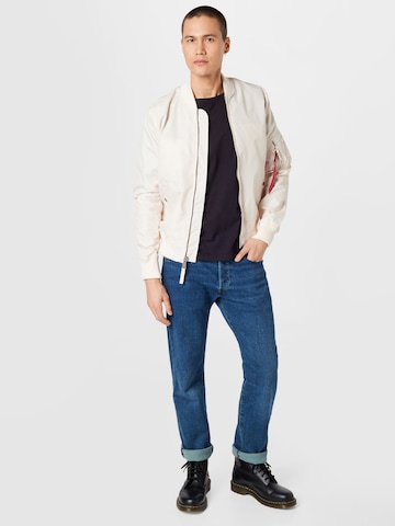 Veste mi-saison 'MA-1 TT' ALPHA INDUSTRIES en blanc