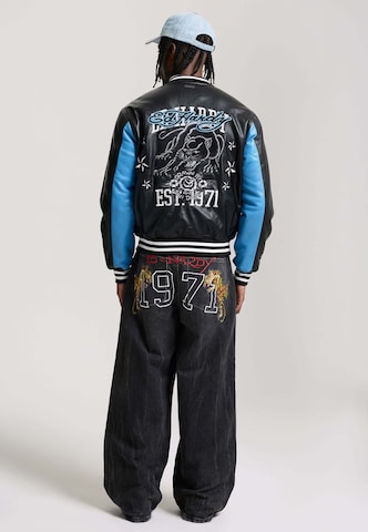 Ed Hardy Демисезонная куртка '1971 Panther' в Черный