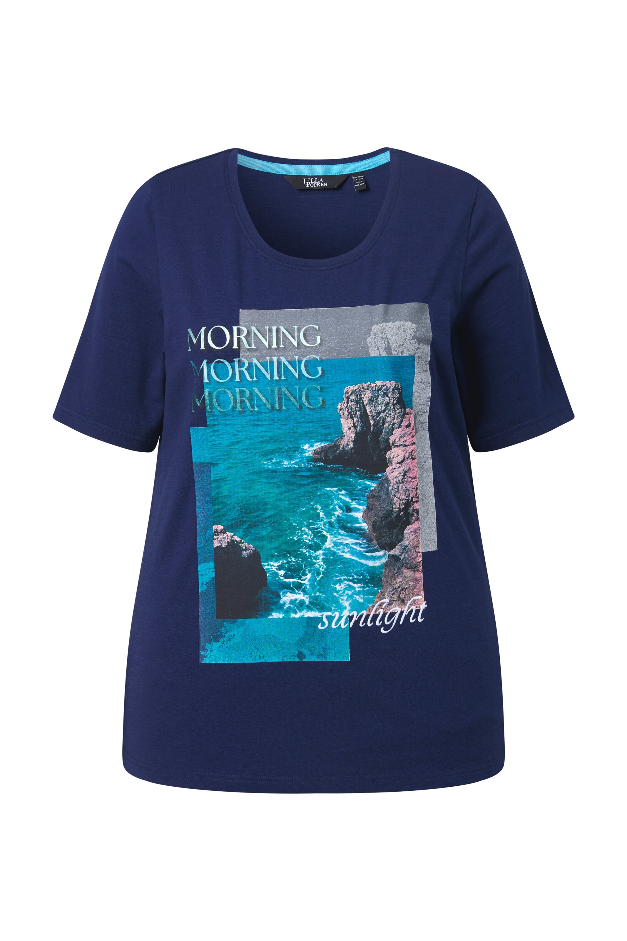 Ulla Popken Shirt in Blau: Vorderseite