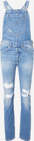 Dondup Regular Jean Overalls 'Ava' in Blue: front