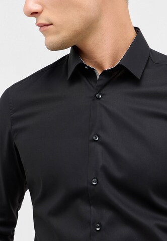 ETERNA Slim fit Zakelijk overhemd in Zwart