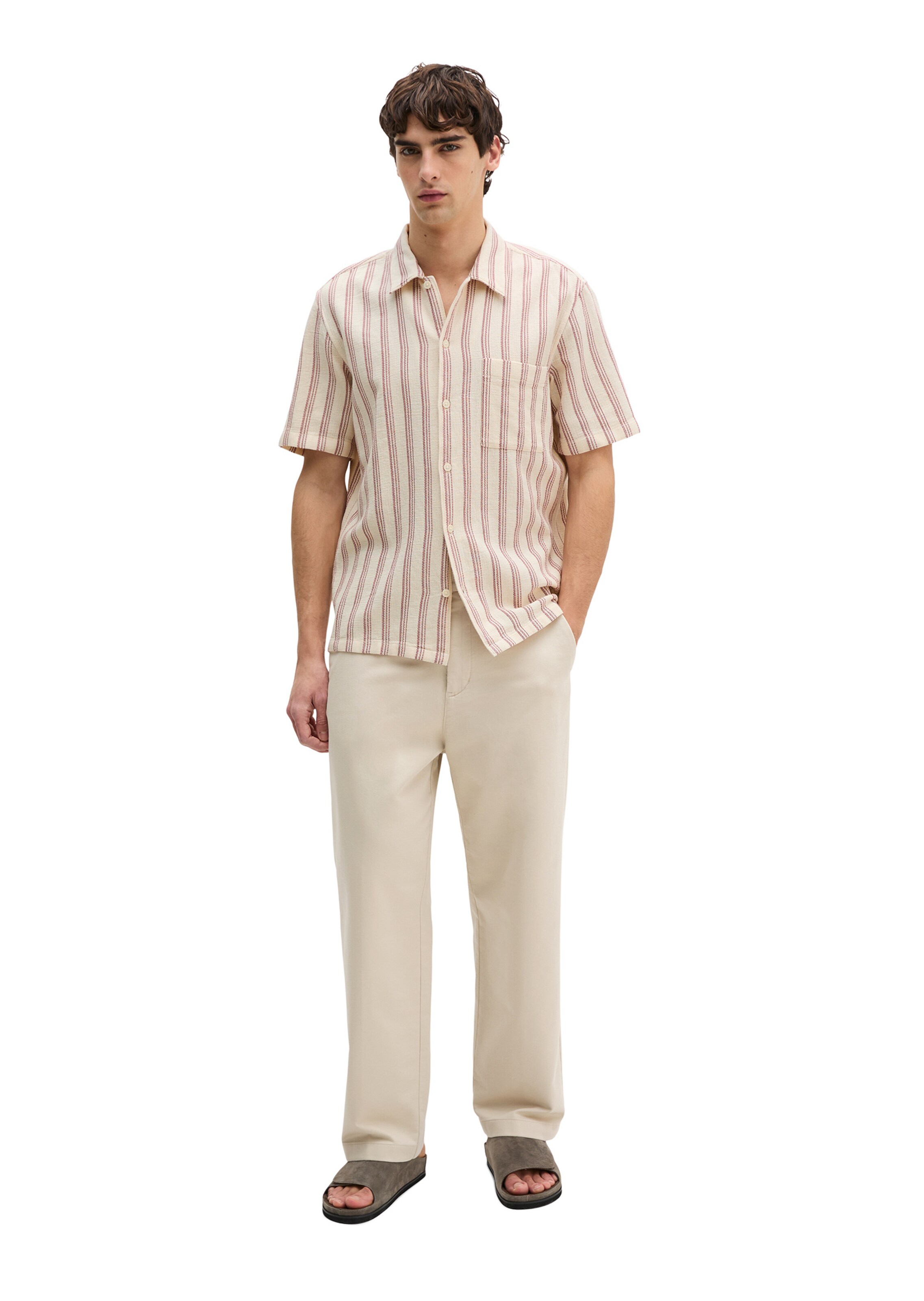 Coupe regular Chemise Marc O'Polo en beige