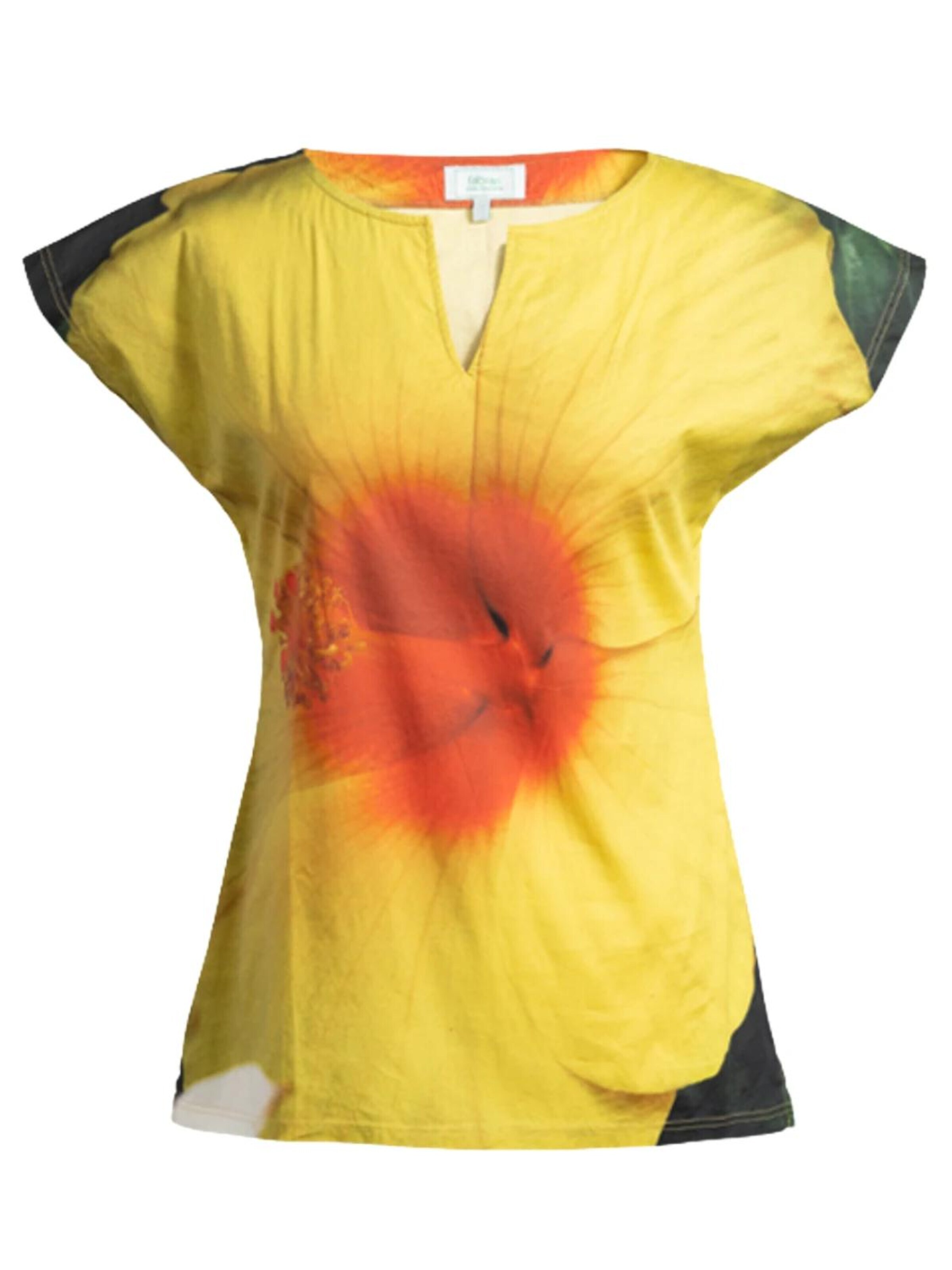 fabrari Shirt 'Baumwolle Shirt "Die Blüte"'‌‌‌‌‌‌‌‌ in Mischfarben: Vorderseite