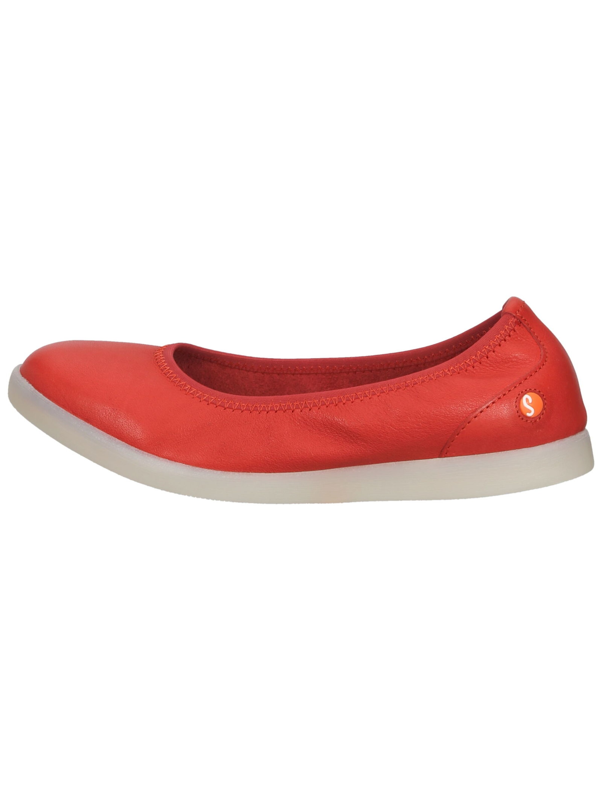 Softinos Ballet Flats in Red