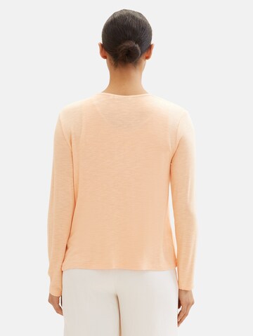 TOM TAILOR Knit cardigan in Orange