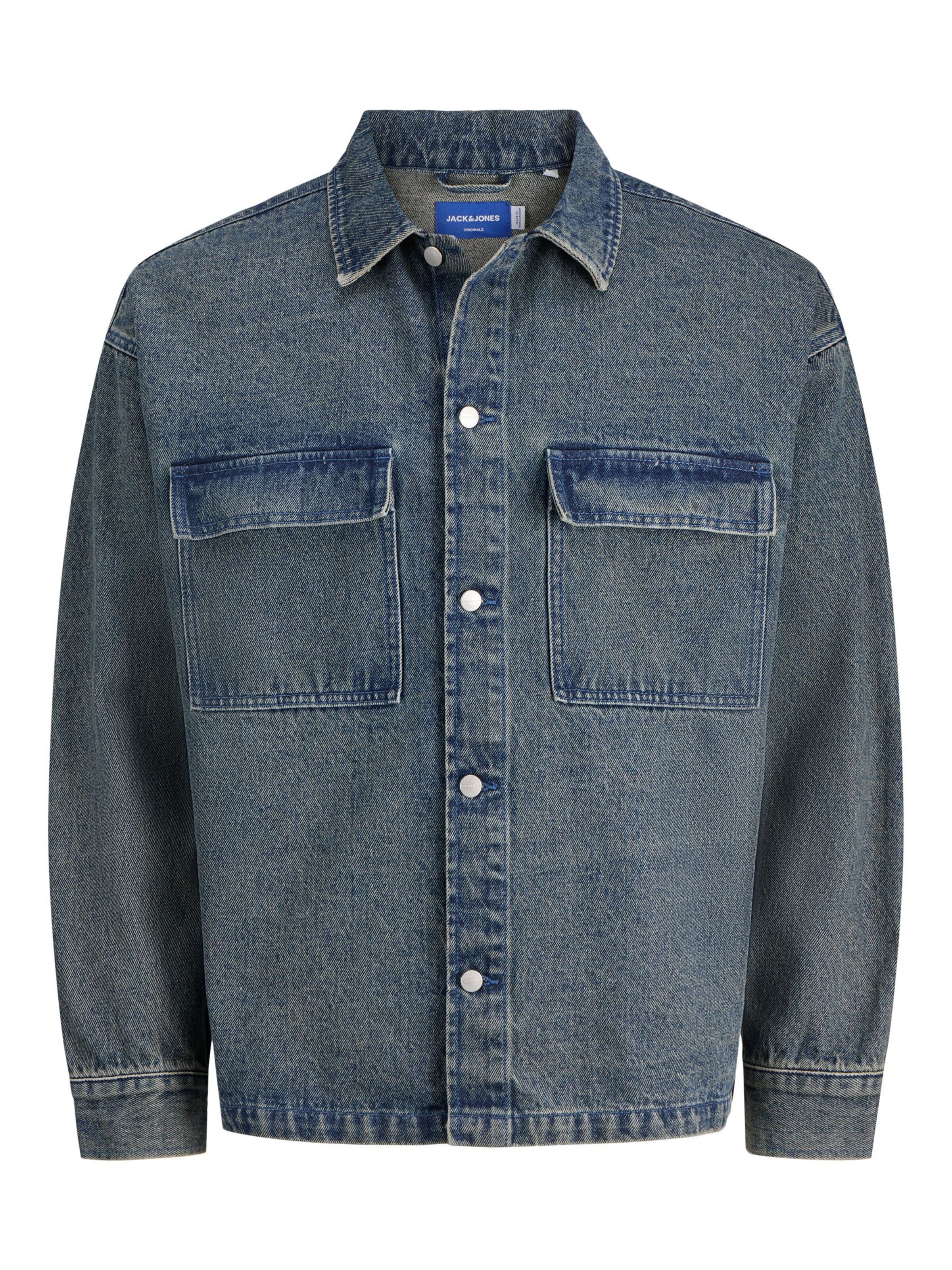 JACK & JONES Hemd in blau, Produktansicht