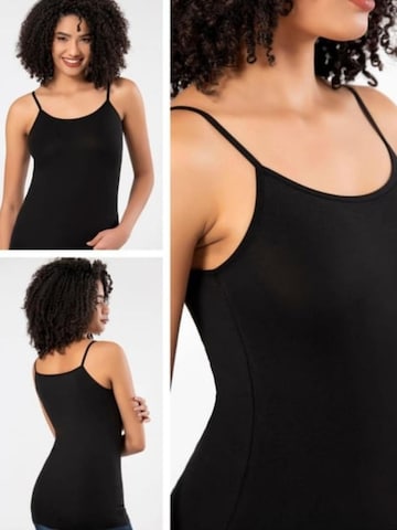 Maglietta intima 'Everyday-Spaghetti-Set' di fashionshowcase in nero