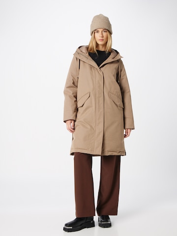 Parka mi-saison 'ANNALIA' minimum en marron : devant