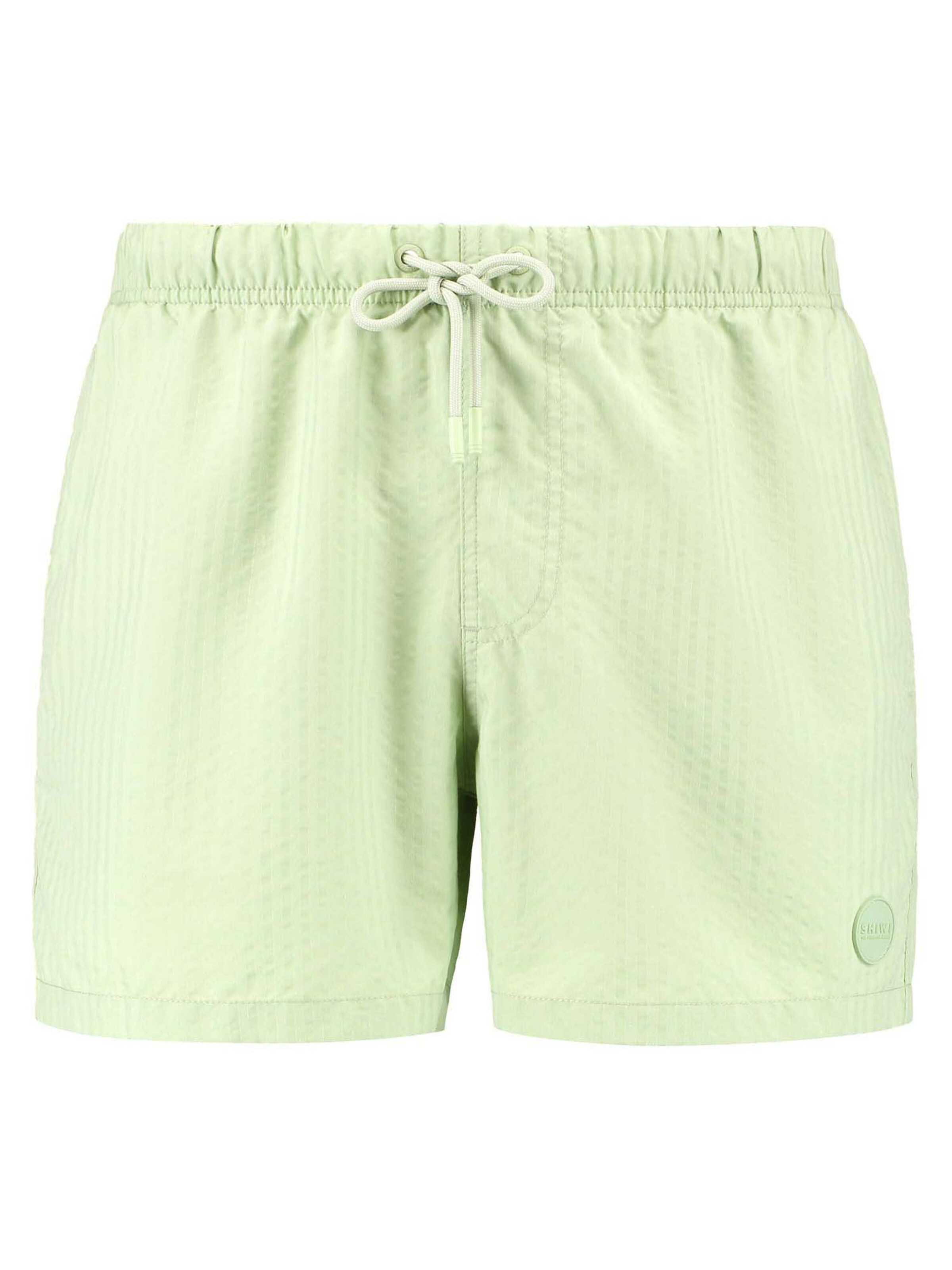 Shiwi Badeshorts 'SEERSUCKER' in mint, Produktansicht
