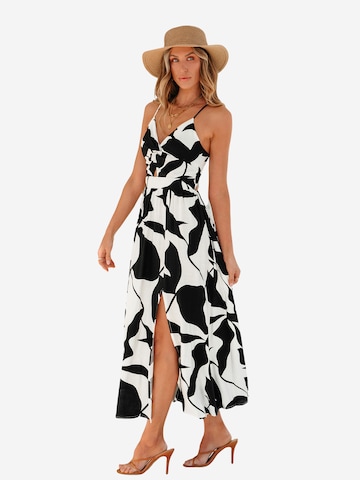 Cupshe Beach Dress in Black