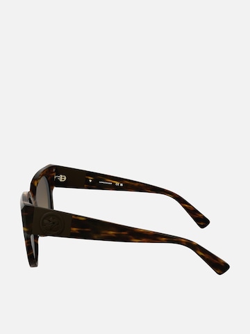 Longchamp Sonnenbrille 'Longchamp LO779S Textured black/green/orange 53/19/140 Women Sunglasses'‌‌‌‌‌‌‌ in Braun