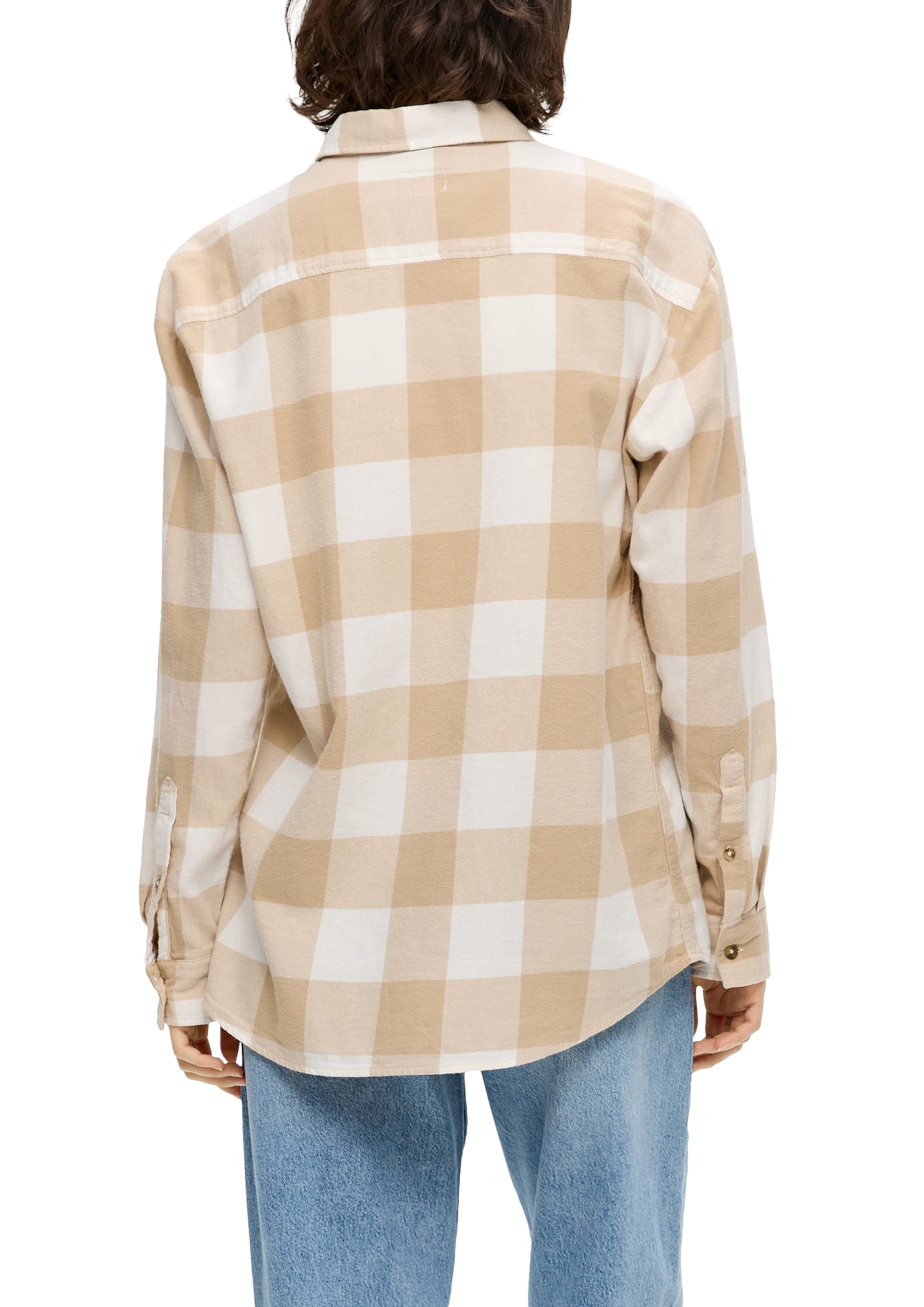 QS Bluse in Braun