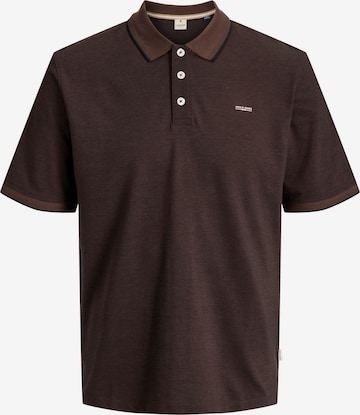 Jack & Jones Plus Shirt in Bruin: voorkant