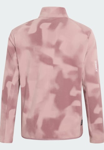 ADIDAS TERREX - Chaqueta polar funcional en lila