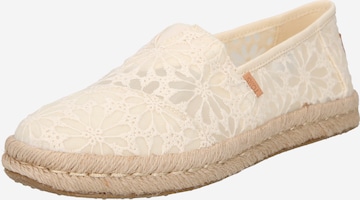 TOMS Espadrilles in Weiß: predná strana