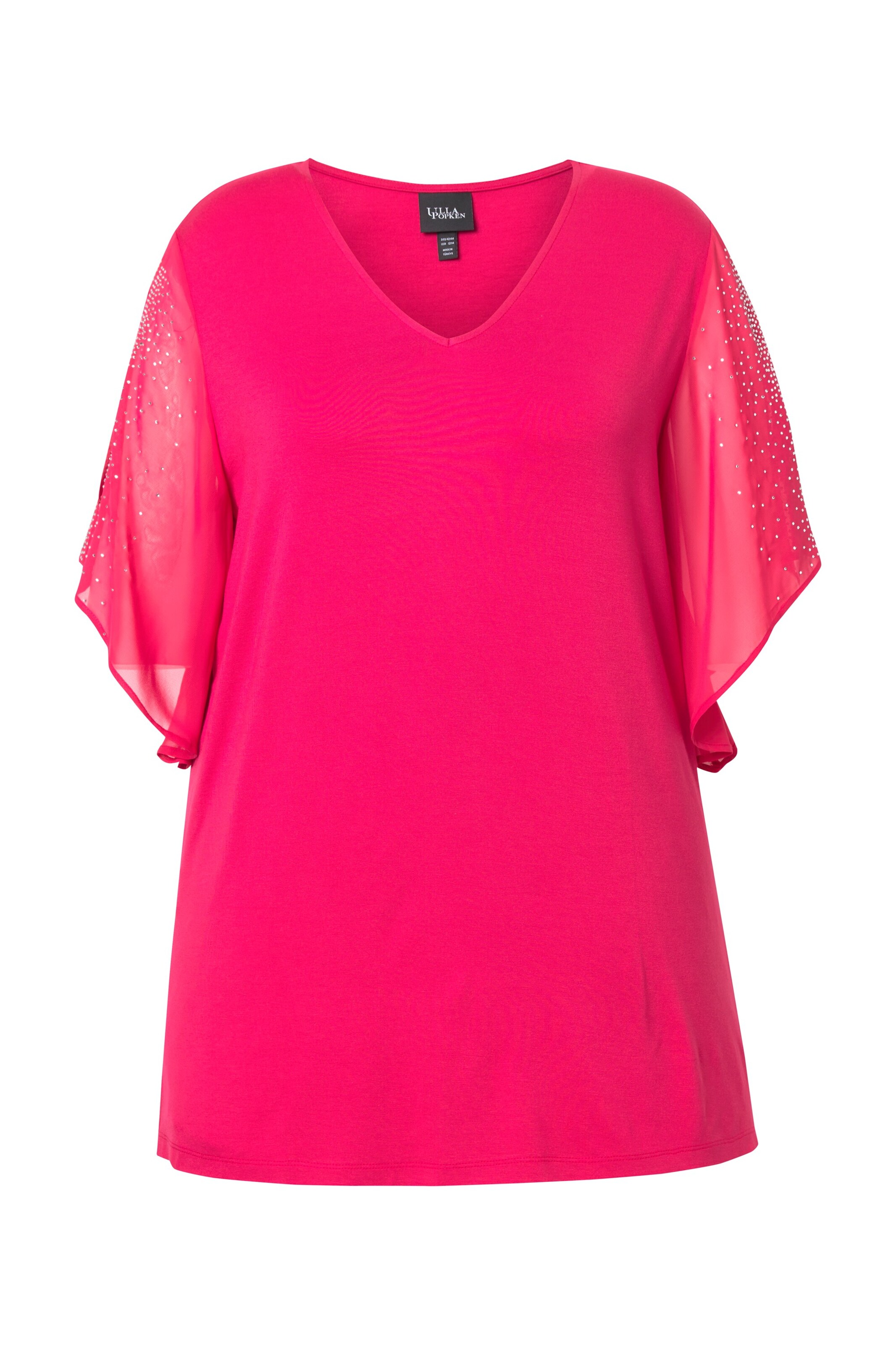 Ulla Popken Shirt in Pink: Vorderseite