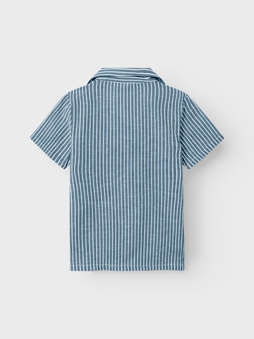 NAME IT Regular Fit Hemd in Blau