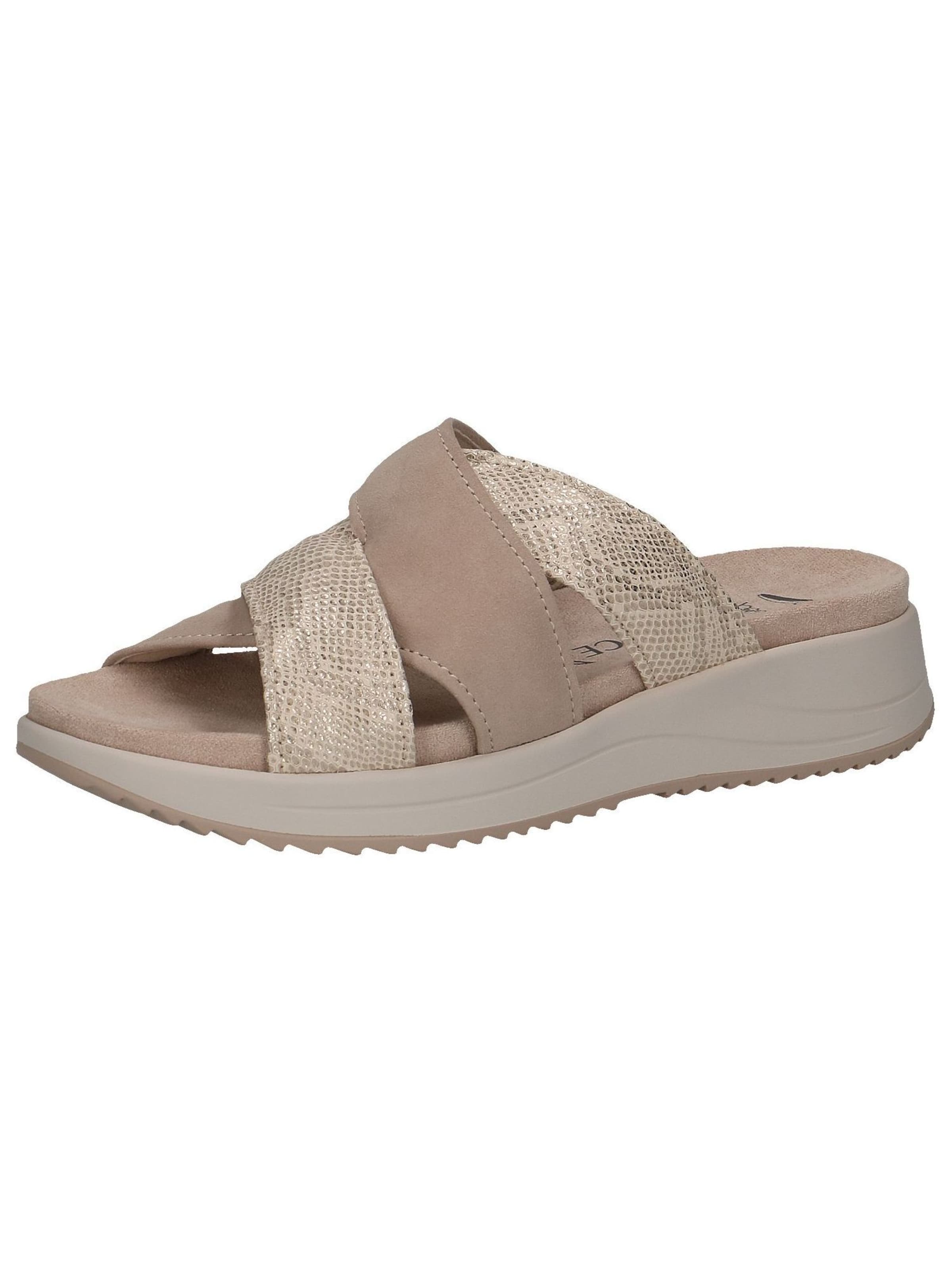 CAPRICE Pantolette in Beige: Vorderseite