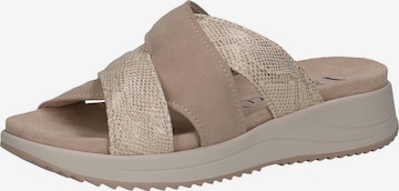 CAPRICE Mules in Beige: front