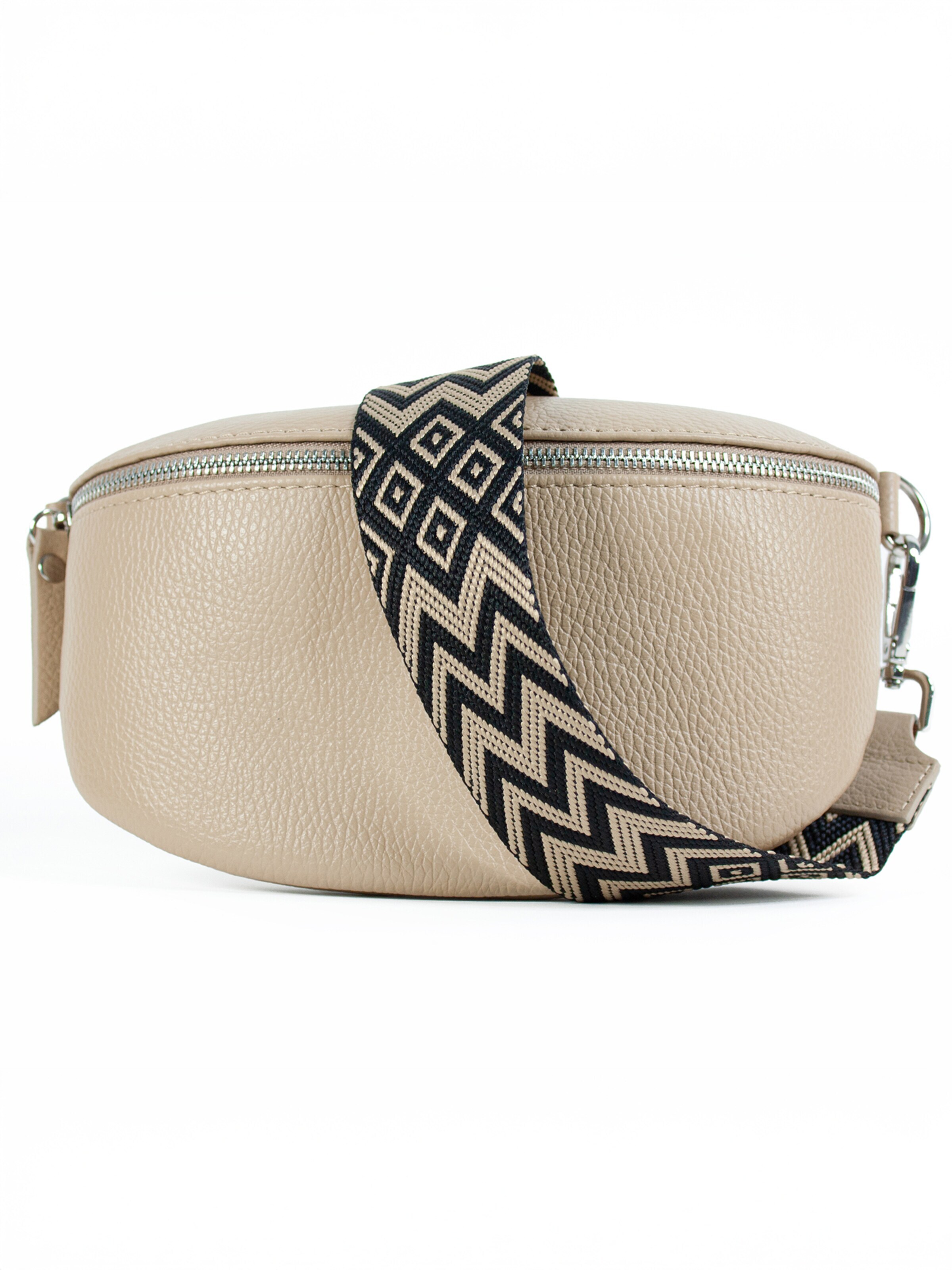 Sacs banane 'THEA medium' lePelou en beige : devant