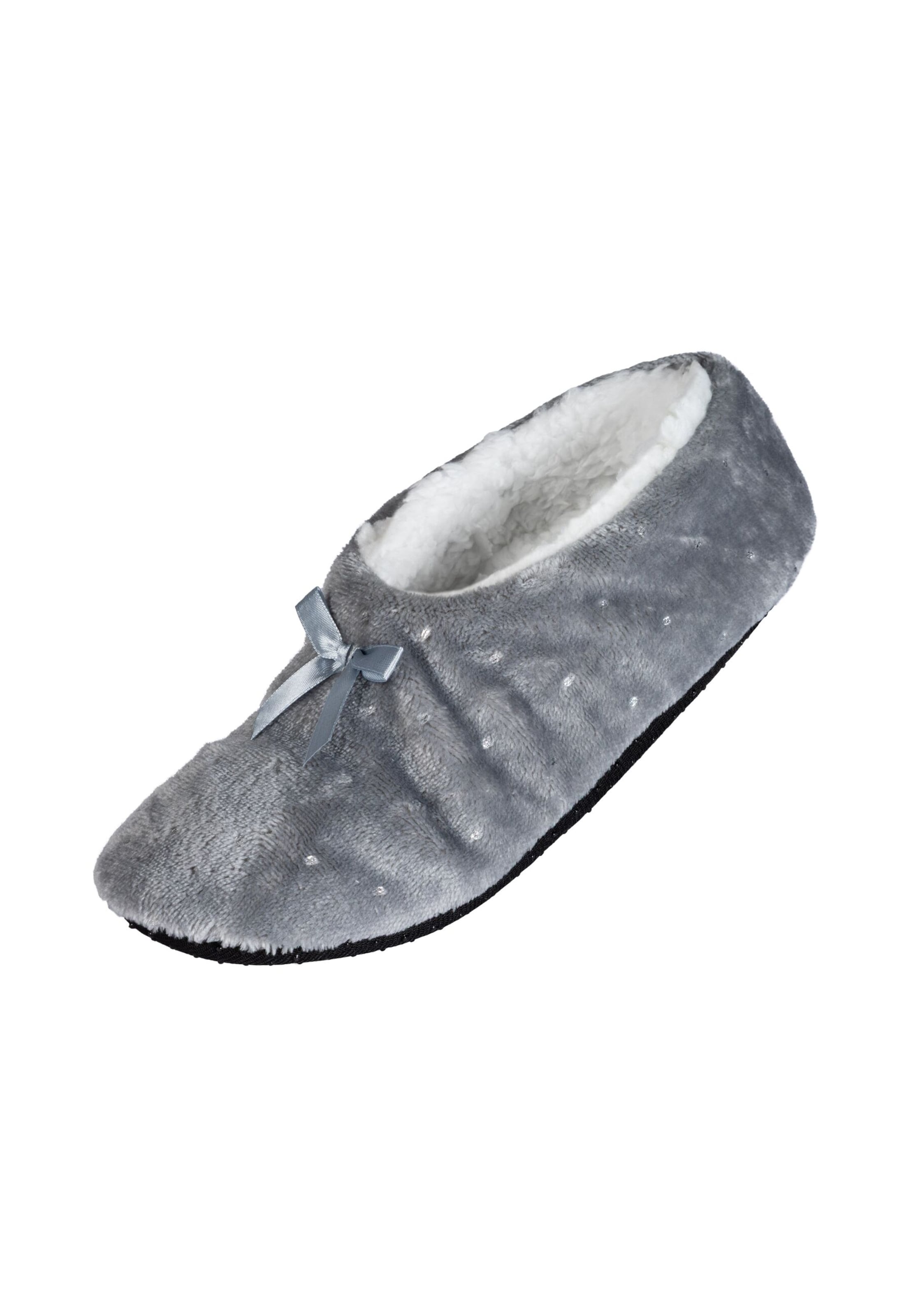 camano Slippers in Grey: front