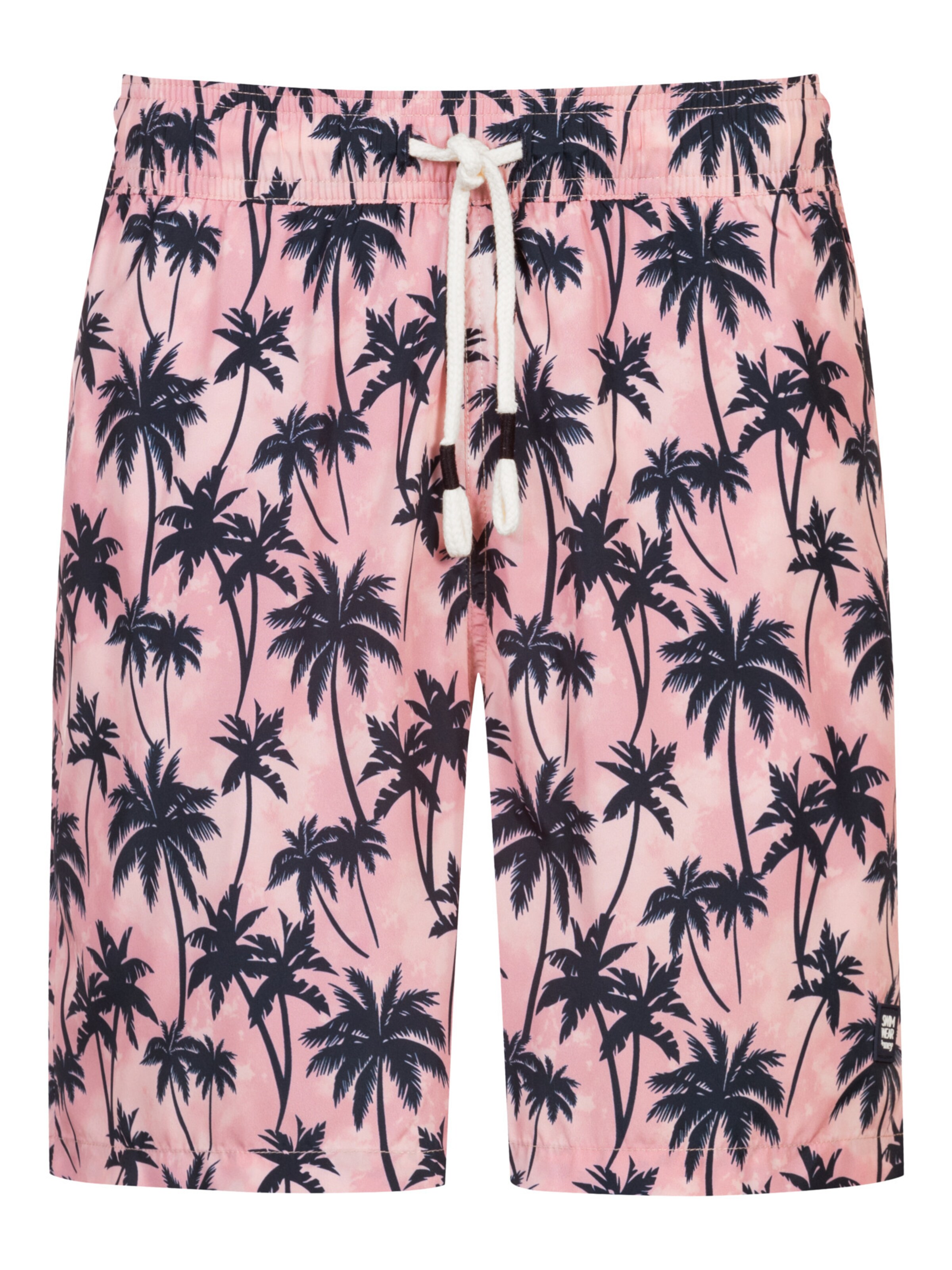 Mey Swimming shorts 'Palm Haven' in Pink: front