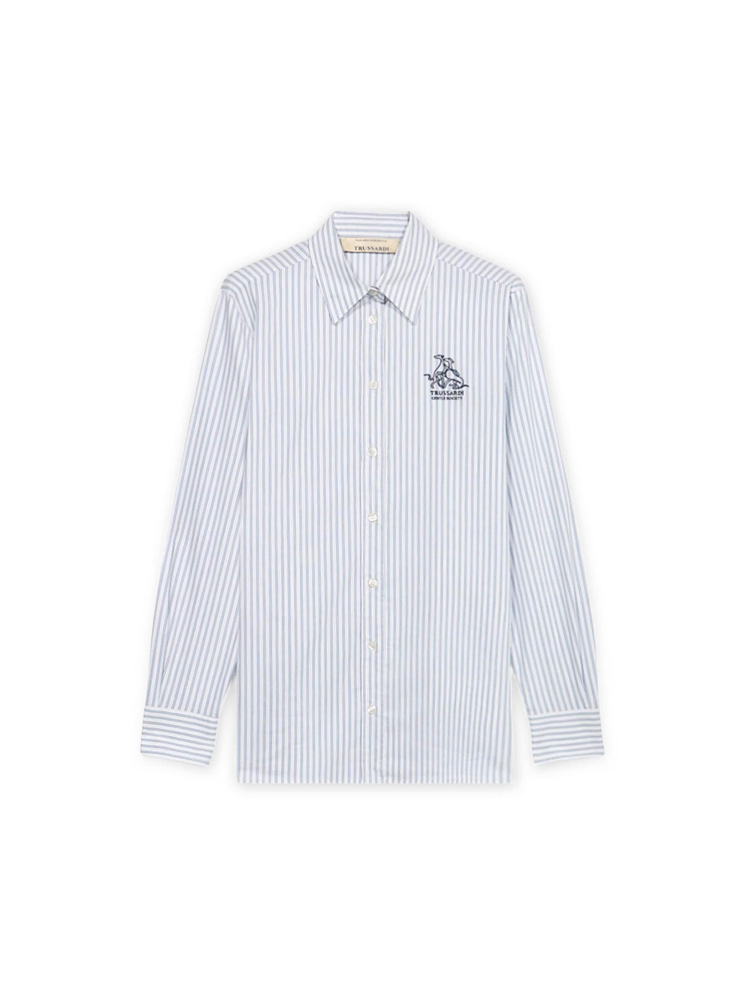 T-shirt Trussardi en bleu : devant