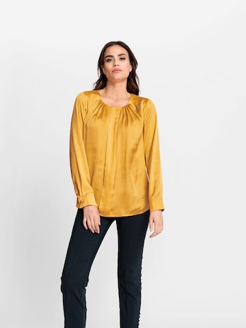 Camicia da donna di heine in giallo: frontale