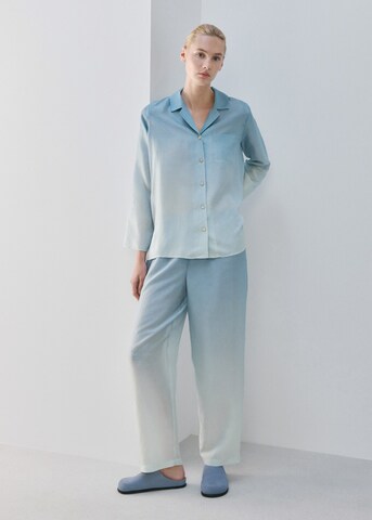 MANGO Pajama Shirt 'Habi' in Blue