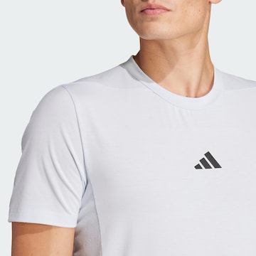 ADIDAS PERFORMANCE - Camisa funcionais 'Designed for Training' em azul