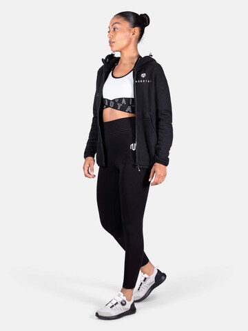 MOROTAI - Sudadera con cremallera deportiva en negro