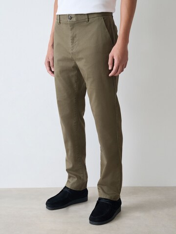 Next Slimfit Chino kalhoty – zelená: přední strana