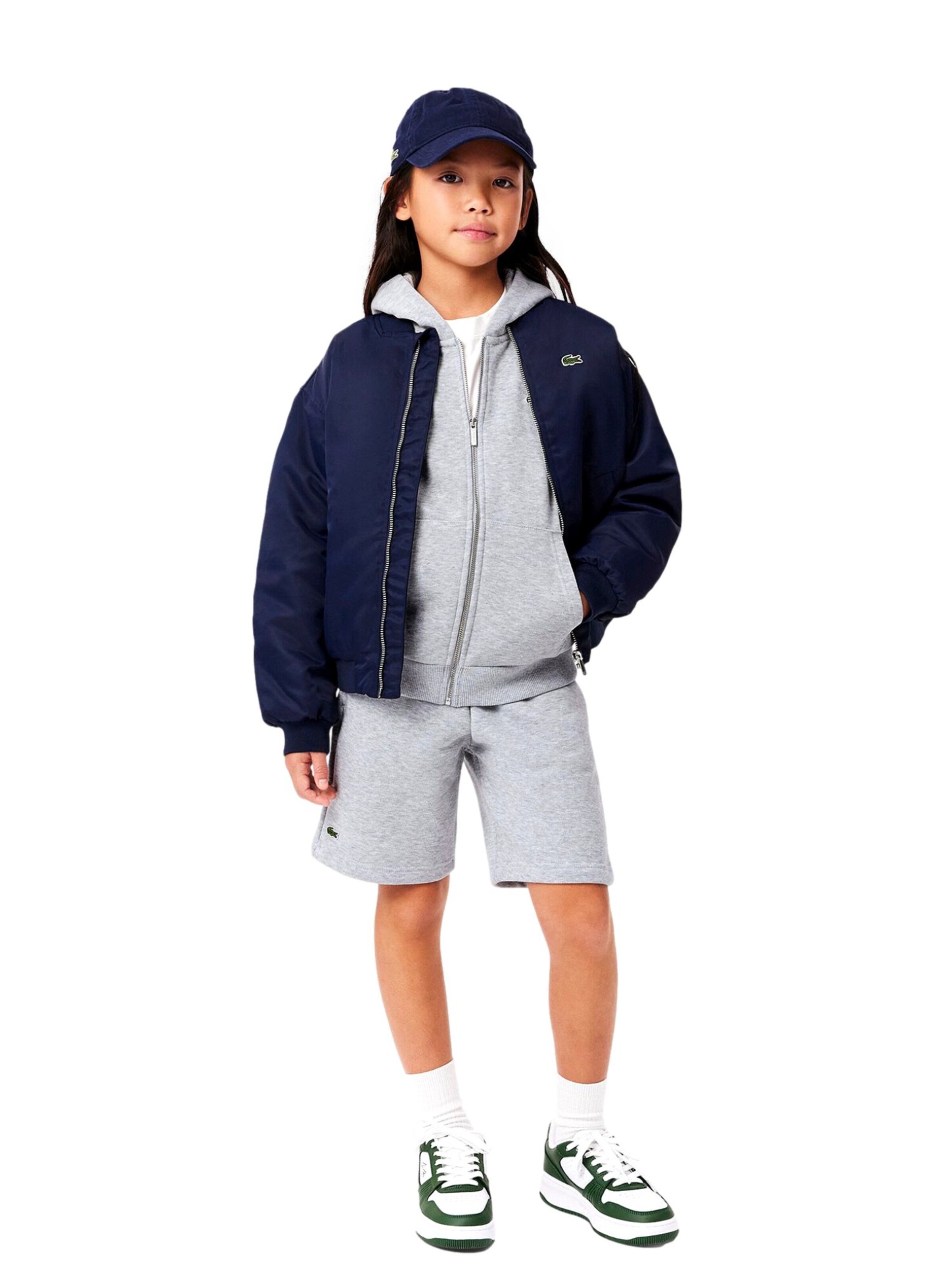 LACOSTE Sweat jacket in Grey