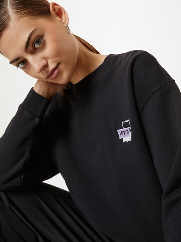 LEVI'S ® Sweatshirt 'Salinas' in Zwart