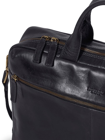 Howard London - Bolsa para portátil 'Laptop Bag Frank Black' en negro