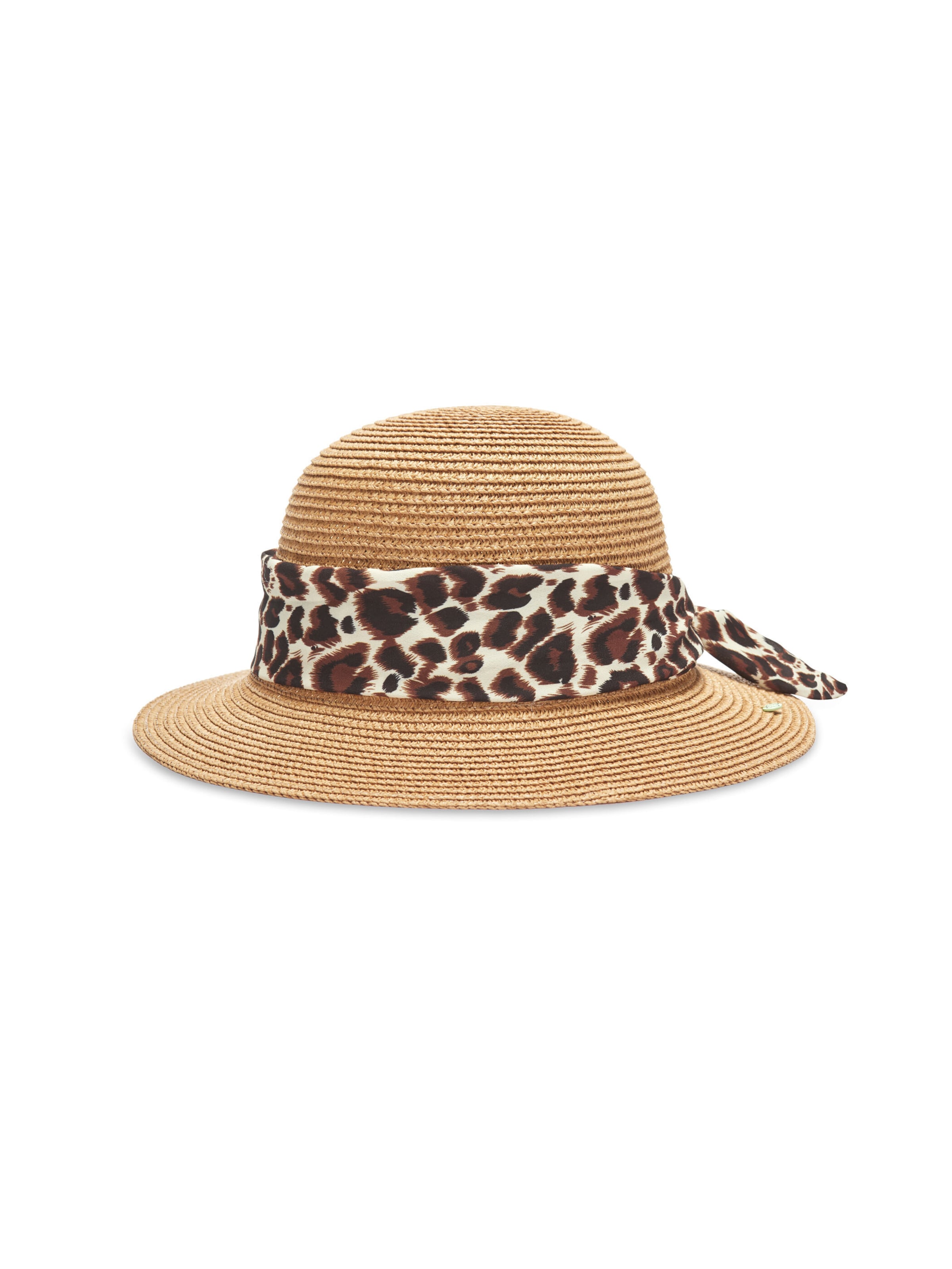 CODELLO Sonnenhut mit Leoband in Beige: Vorderseite