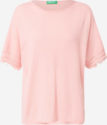 Pullover di UNITED COLORS OF BENETTON in rosa: frontale