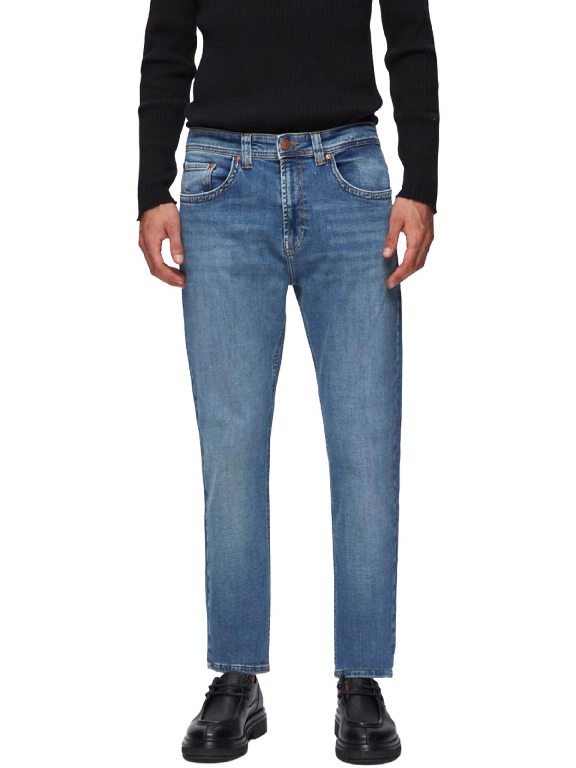 LTB Jeans - regular Vaquero 'LTB Jeans Hollywood Y Straight Leg Mid Waist Mid Indigo Jeanshose' en azul: frente