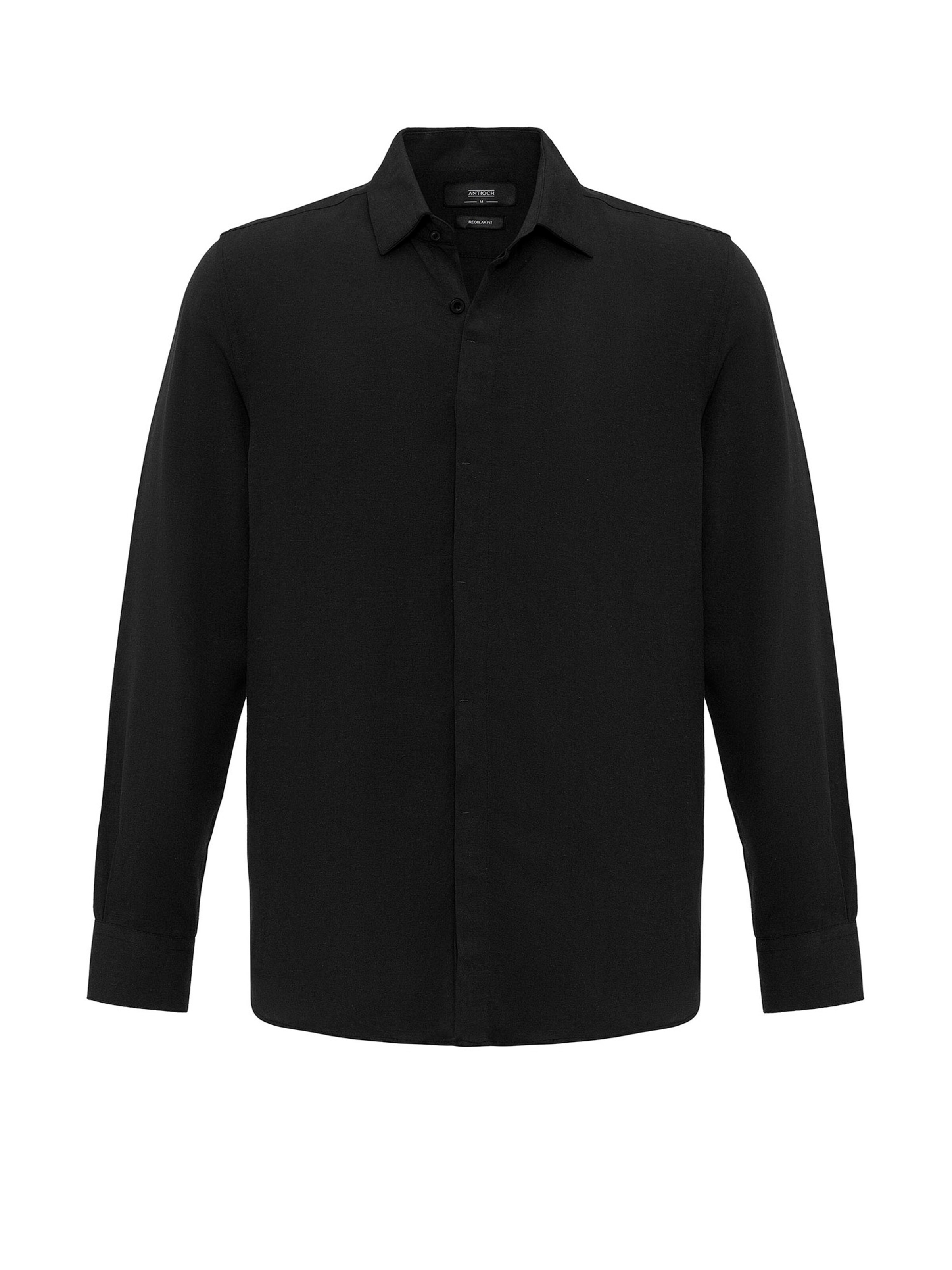 Antioch Tavaline suurus Triiksärk, värv must: eest vaates