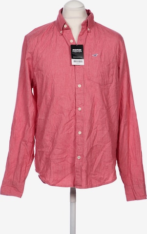 HOLLISTER Button Up Shirt in L in Pink: front