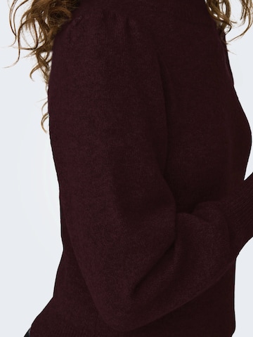JDY Sweater 'JDYRUE' in Brown