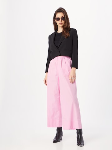 MAX&Co. Wide leg Broek 'MASCAGNI' in Roze