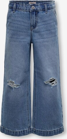 Wide leg Jeans 'Comet' de la KIDS ONLY pe albastru: față